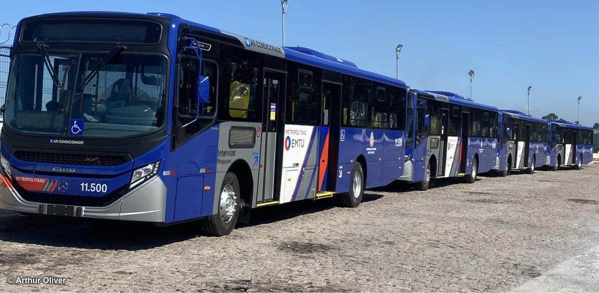 Nova frota da Viação Pirajuçara